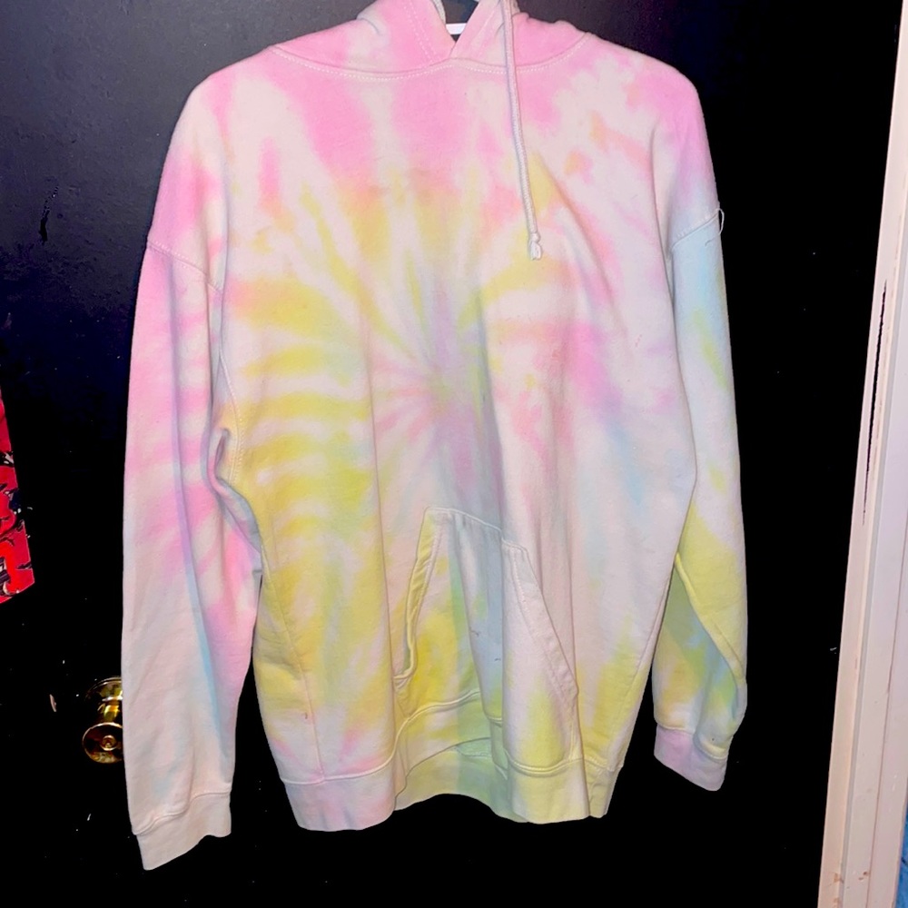 Pastel tie dye hoodie